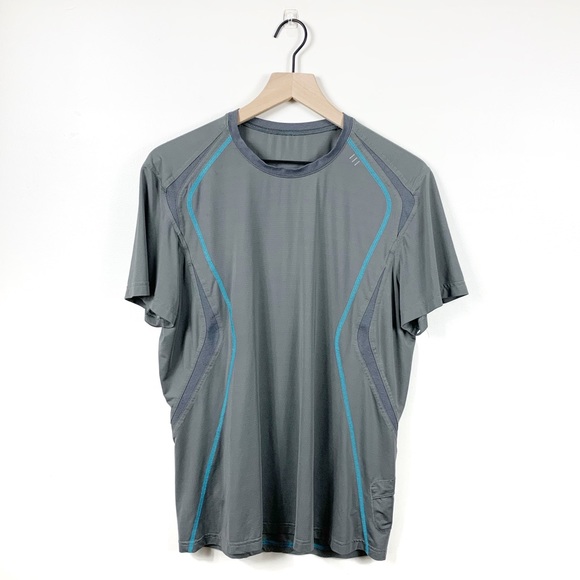 lululemon athletica Other - Lululemon | Metal Vent Tech Gray Short Sleeve Top